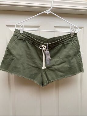 Aerie Shorts drawstring elastic waist low rise womens large